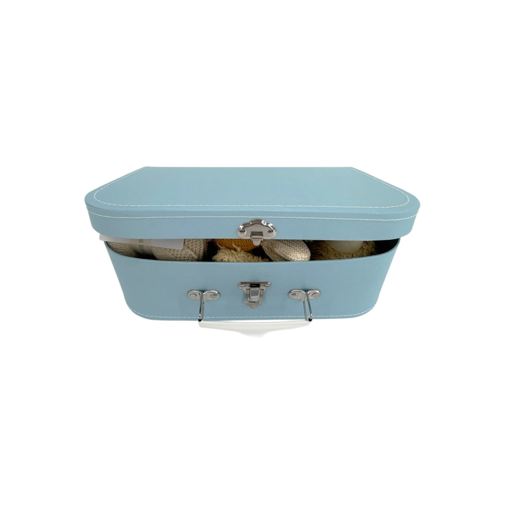THE BLUEBERRY HILL Blueberry Bear Bee Gift Set: Paperboard Suitcase The Blueberry Hill