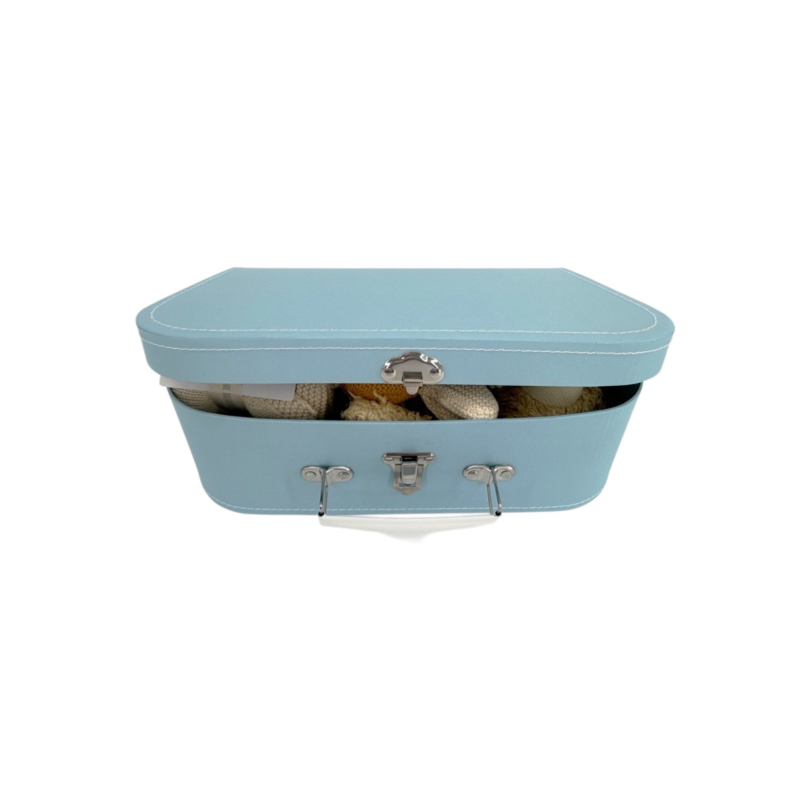THE BLUEBERRY HILL Blueberry Bear Bee Gift Set: Paperboard Suitcase The Blueberry Hill