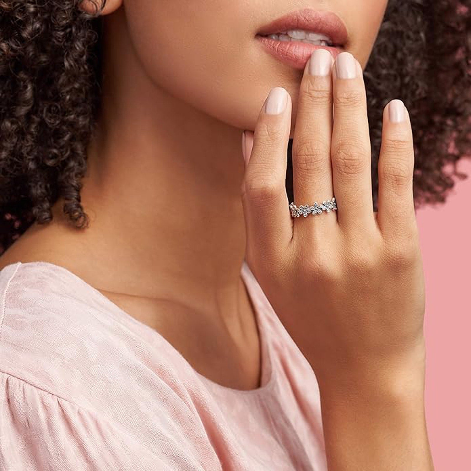 PANDORA Daisy Flower Ring in Sterling Silver size 7|54mm PANDORA
