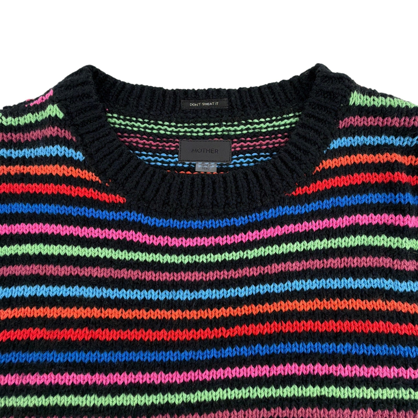 MOTHER The Powder Puff Sweater in Lite Bright L Mother