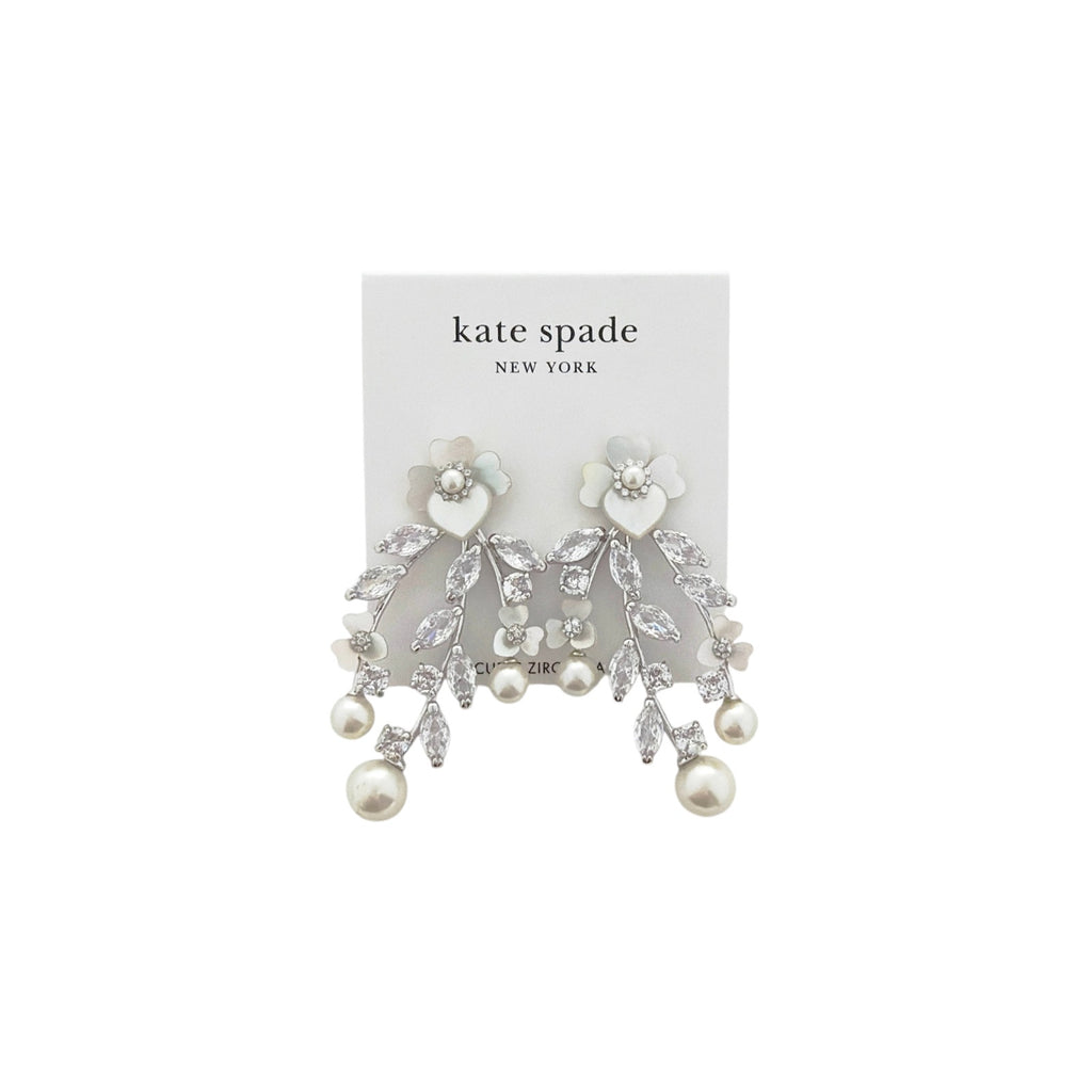 KATE SPADE New York Precious Pansy Chandelier Earrings Kate Spade New York