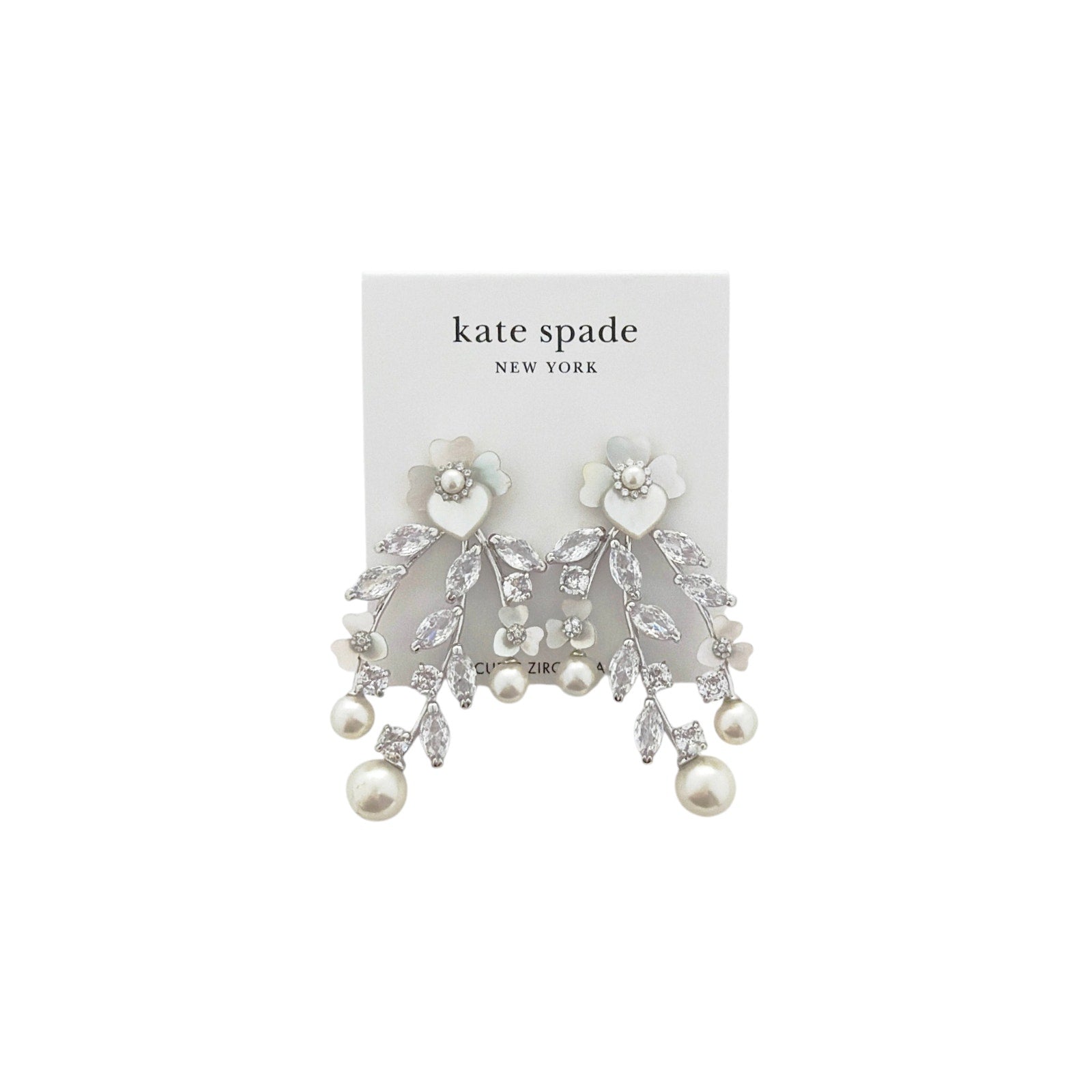 KATE SPADE New York Precious Pansy Chandelier Earrings Kate Spade New York