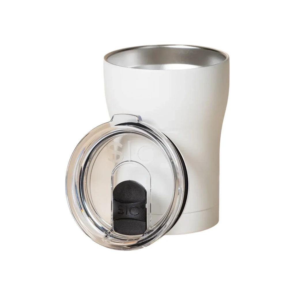SIC Seriously Ice Cold 12 oz Tumbler in Gloss White - flyKAMP