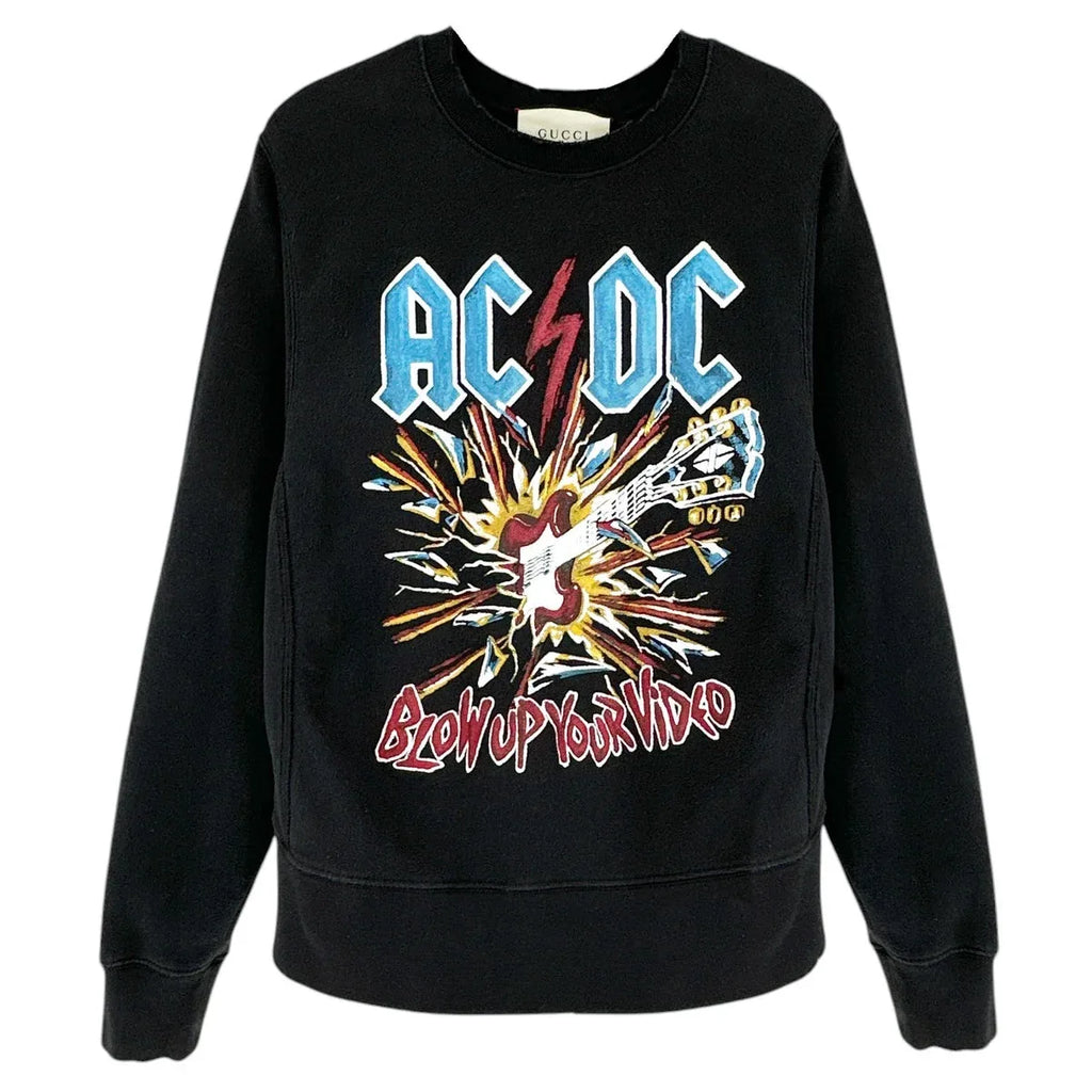 GUCCI AC/DC Logo Sweatshirt XS - flyKAMP