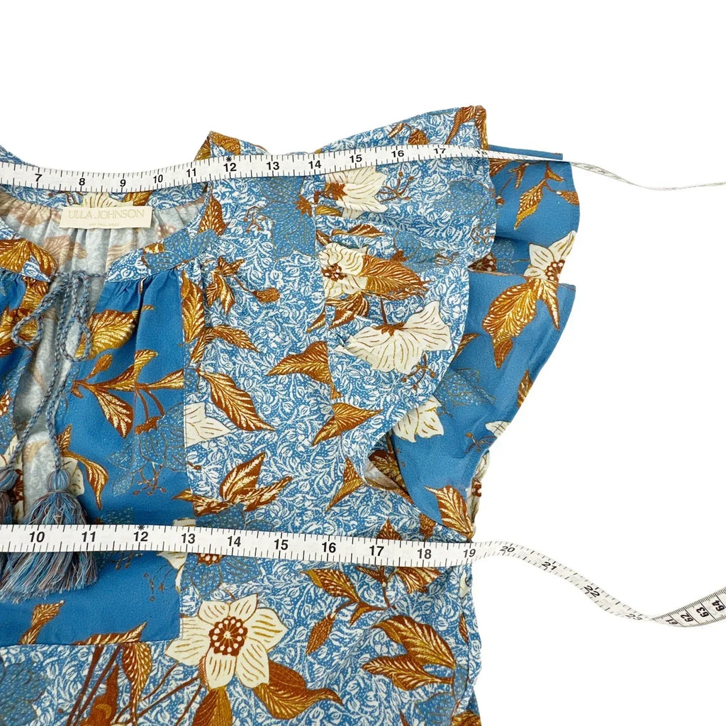 ULLA JOHNSON Gail Dress in Lapis 2 - flyKAMP