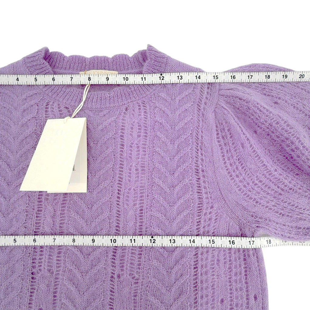 ULLA JOHNSON Mavis Alpaca Top in Lavender S Ulla Johnson