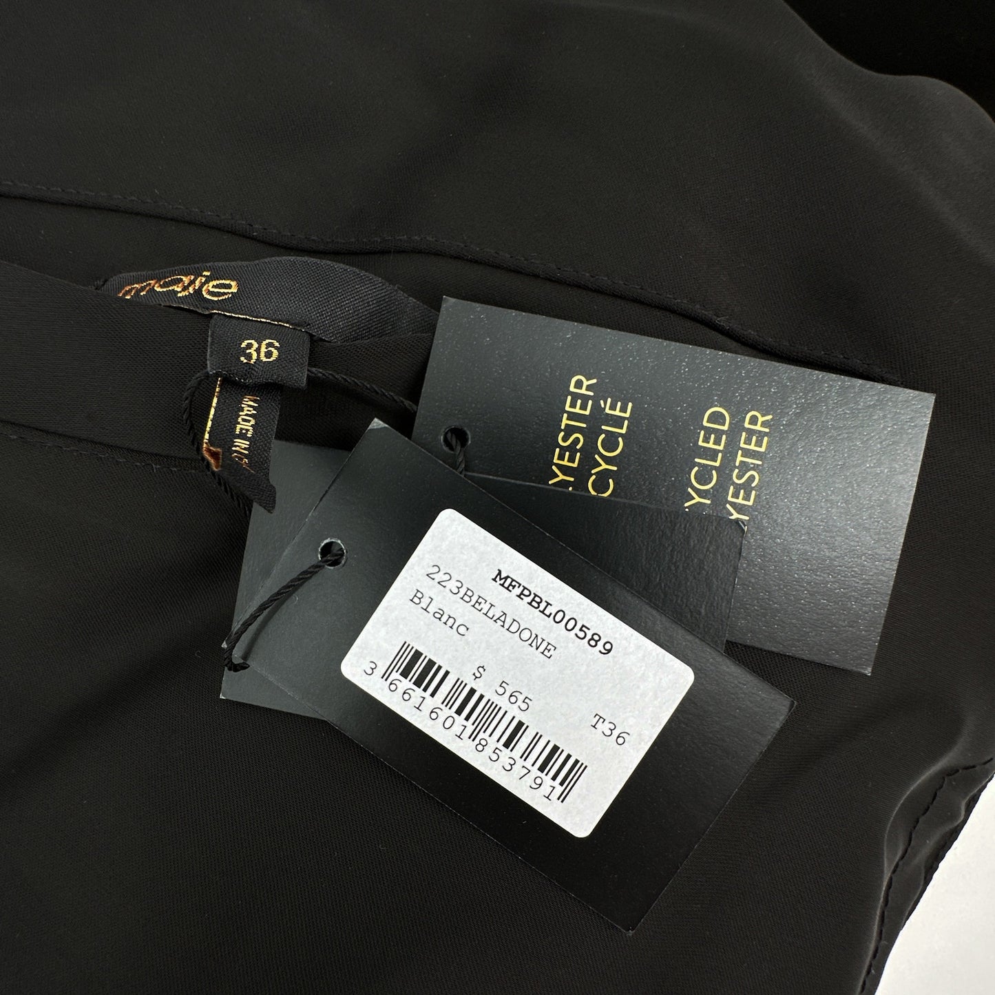 MAJE Beladone Reversible Bomber Jacket S