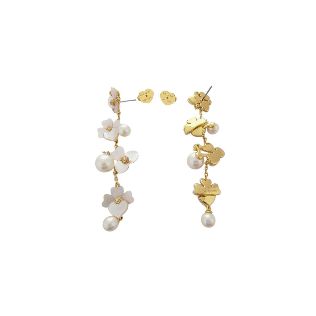 KATE SPADE New York Precious Pansy Statement Linear Earrings Kate Spade New York