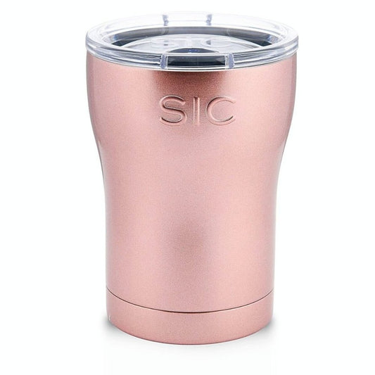 12 oz SIC Tumbler Rose Gold Glitter