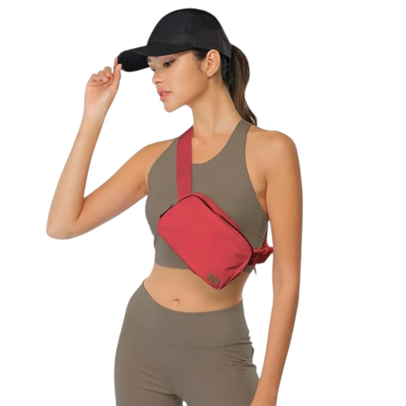 C.C Fanny Pack Belt Bag in Red - flyKAMP
