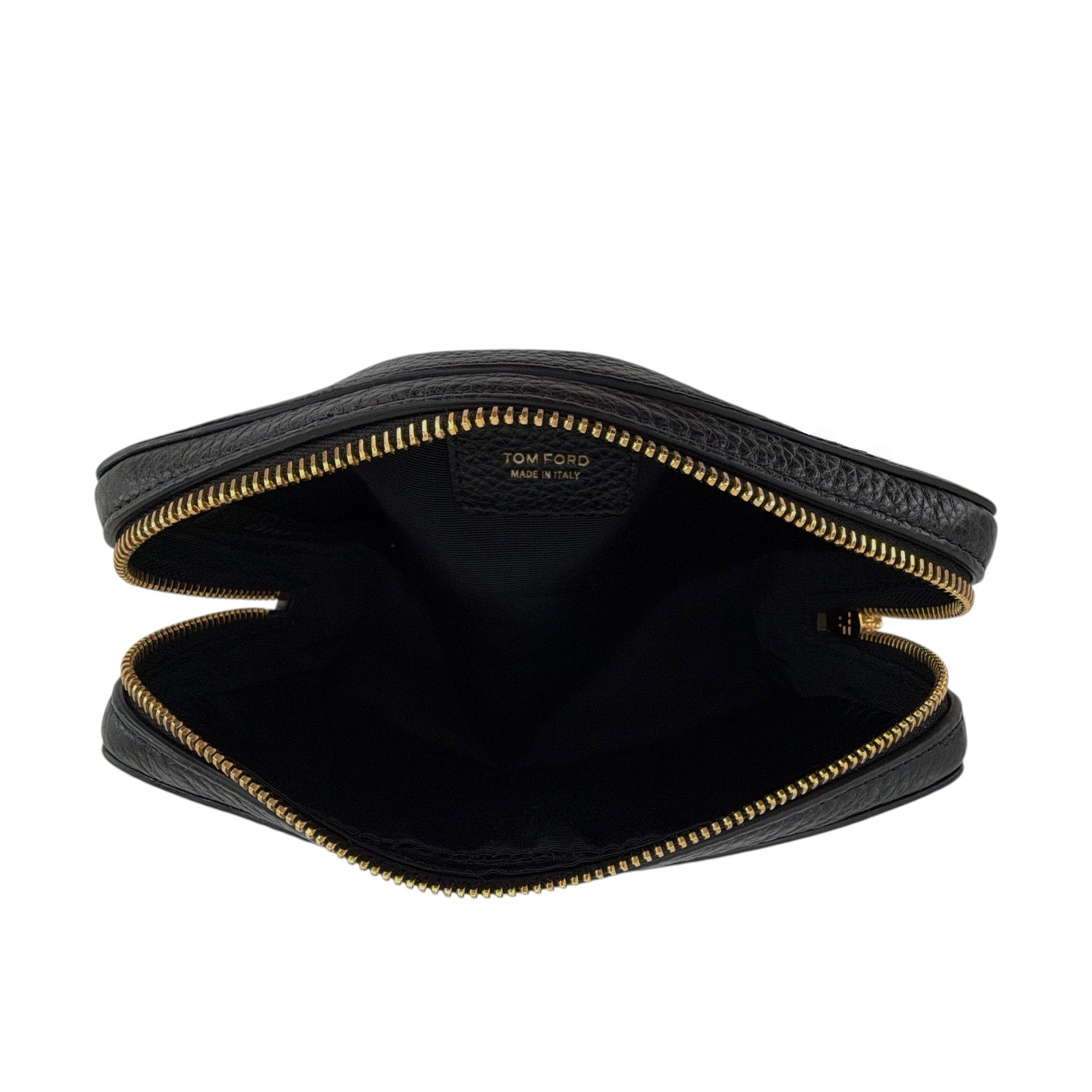 TOM FORD Medium Leather Cosmetics Case in Black Tom Ford