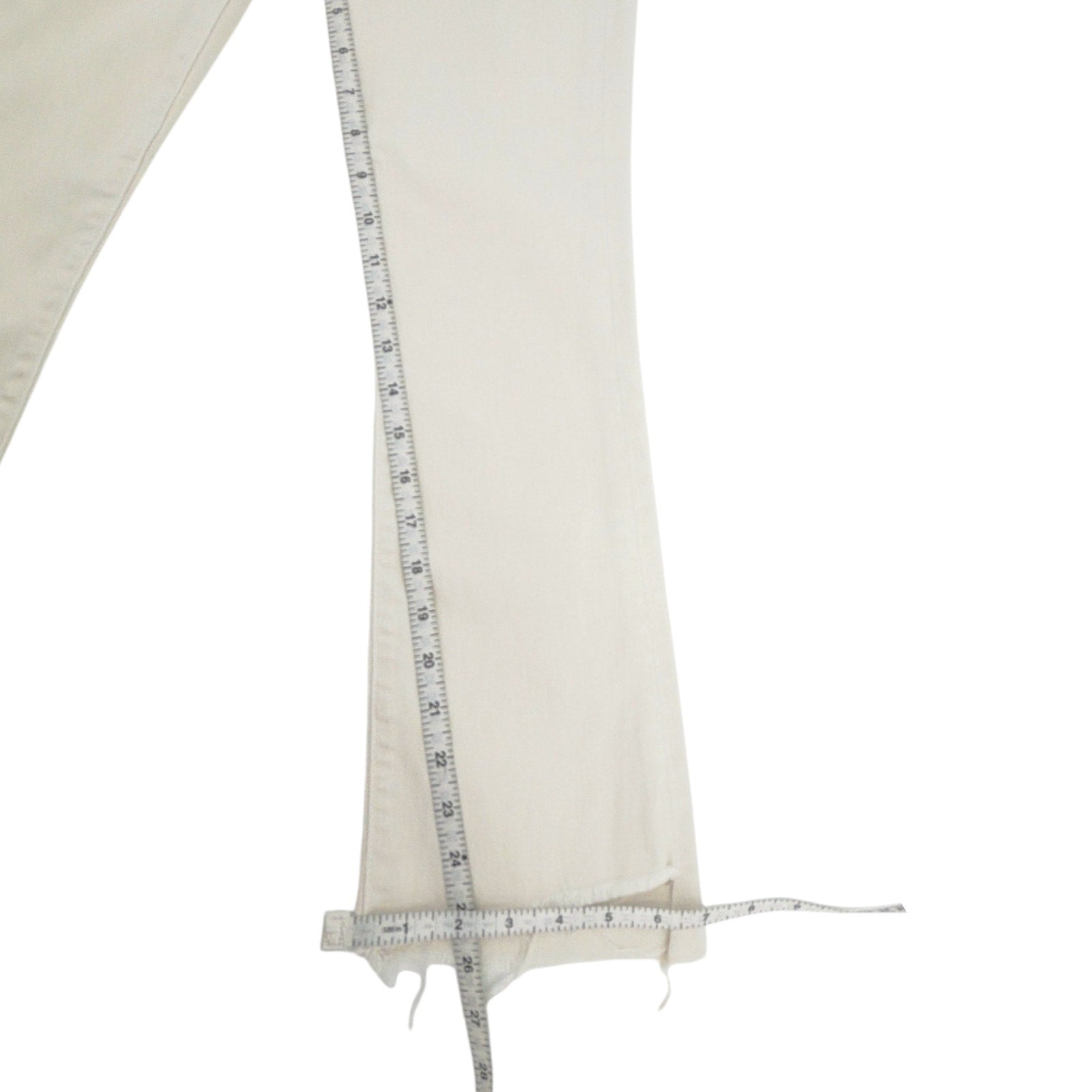 MOTHER The Insider Crop Step Fray in Cream Puffs 24 Mother