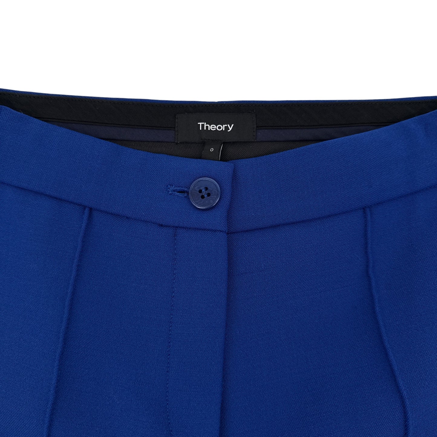 THEORY Cardinal Trouser in Cosmic Blue Size 0