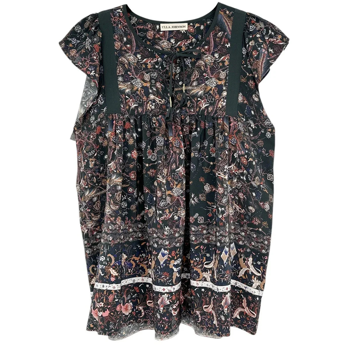 ULLA JOHNSON Posy Silk Top 0 - flyKAMP