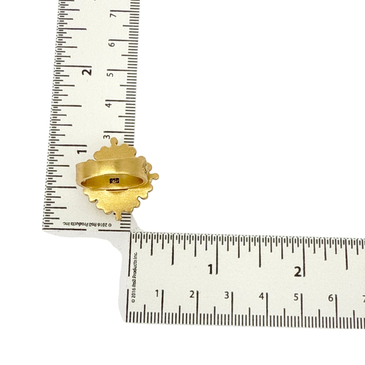 VIRGINS SAINTS & ANGELS VSA Petite Cloister San Benito Ring Gold Size 6