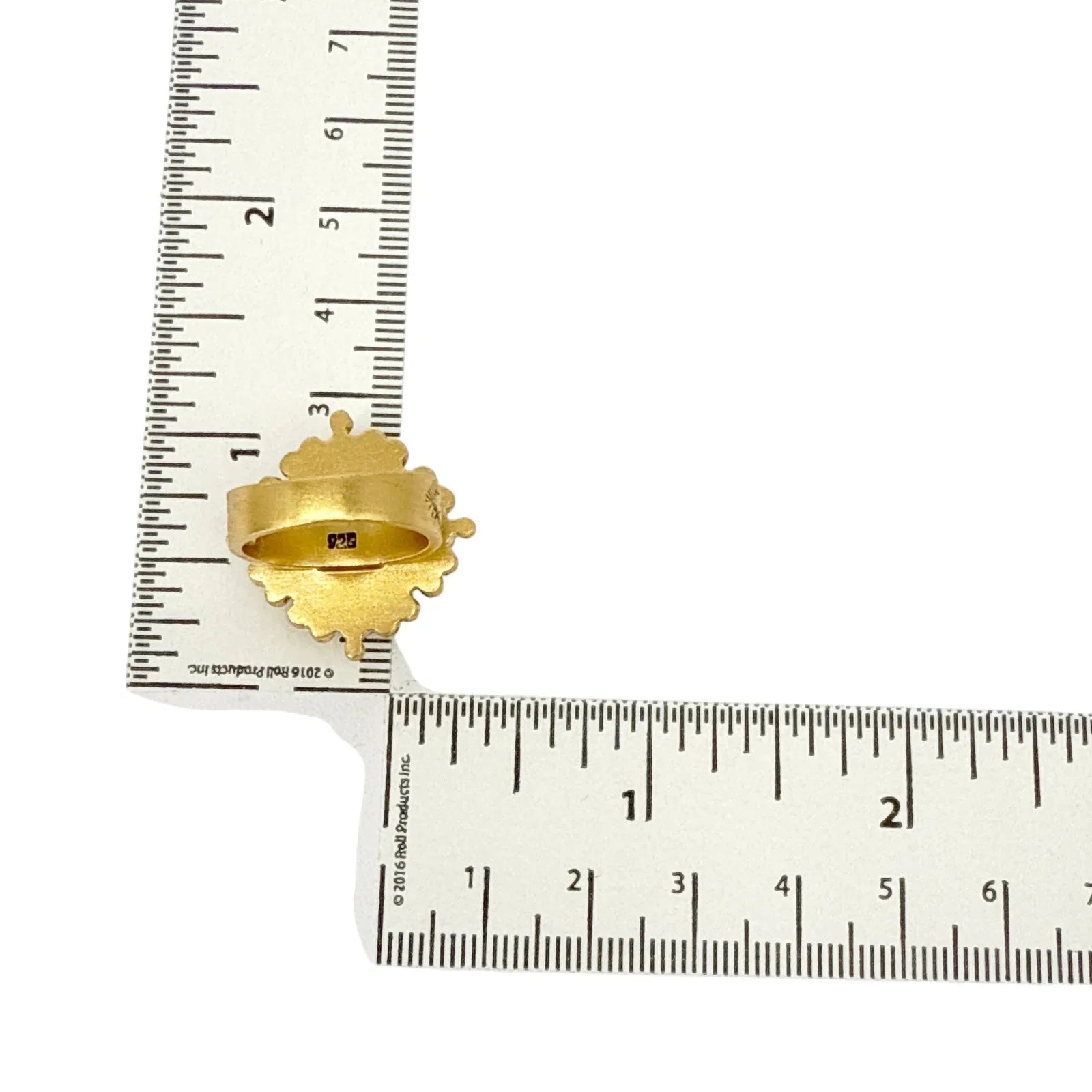 VIRGINS SAINTS & ANGELS VSA Petite Cloister San Benito Ring Gold Size 6 - flyKAMP