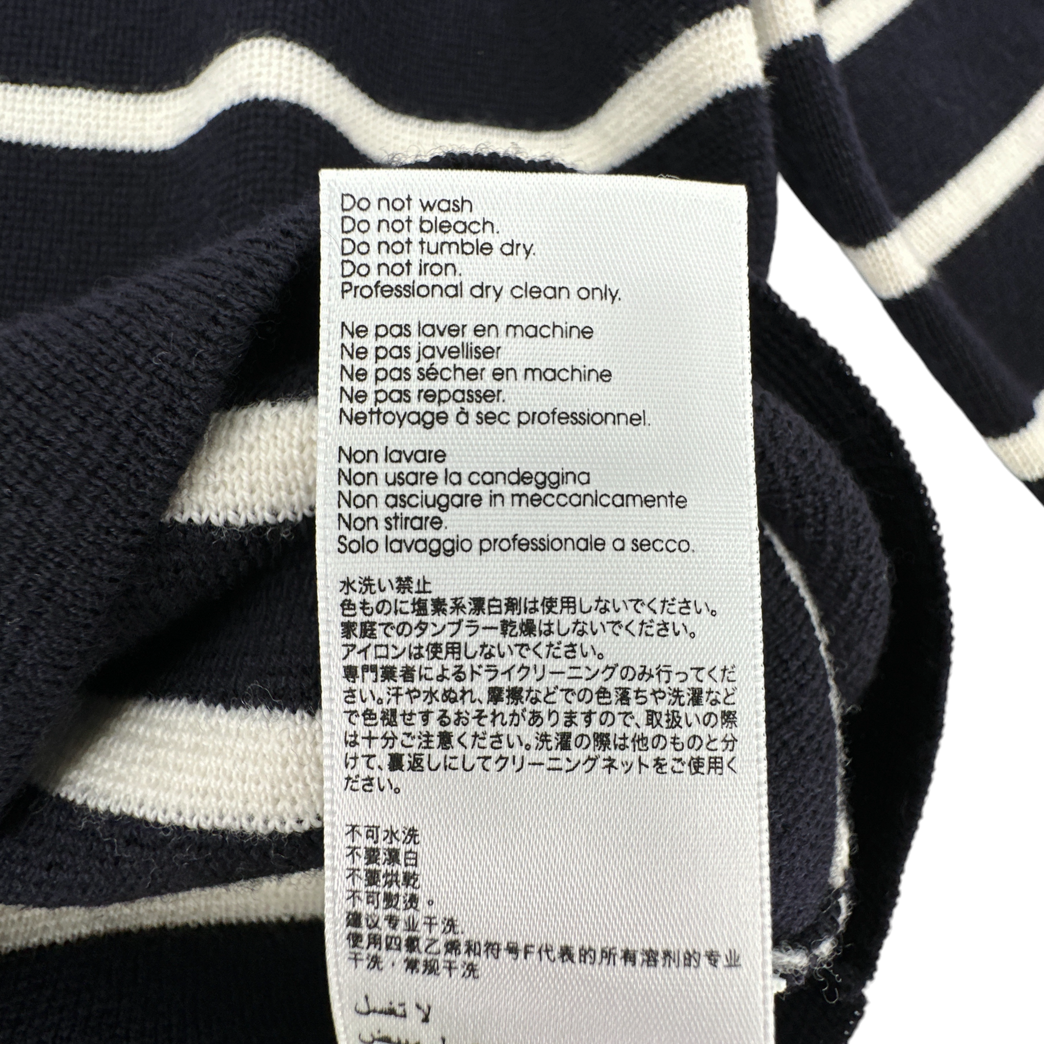 3.1 PHILLIP LIM Sailor Stripe Lace Cuff Sweater S 3.1 Phillip Lim