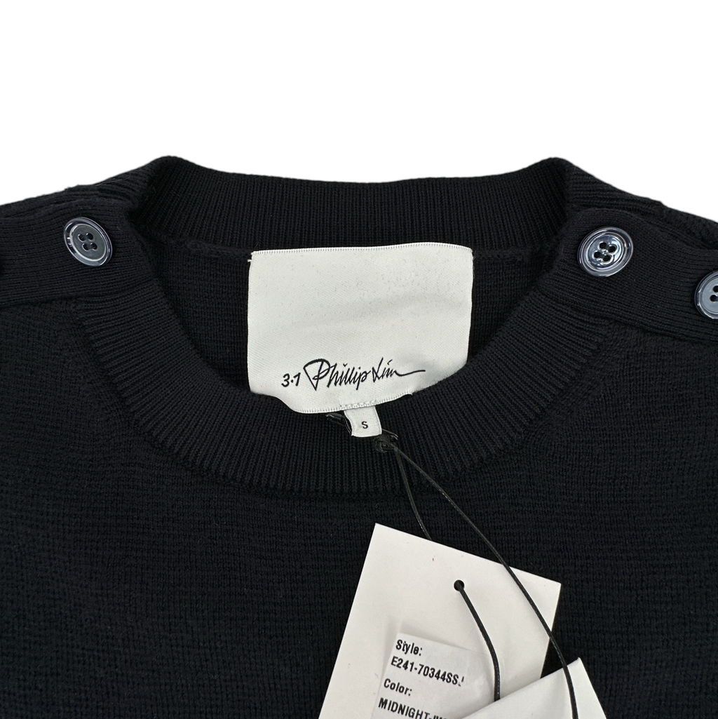 3.1 PHILLIP LIM Sailor Stripe Lace Cuff Sweater S 3.1 Phillip Lim
