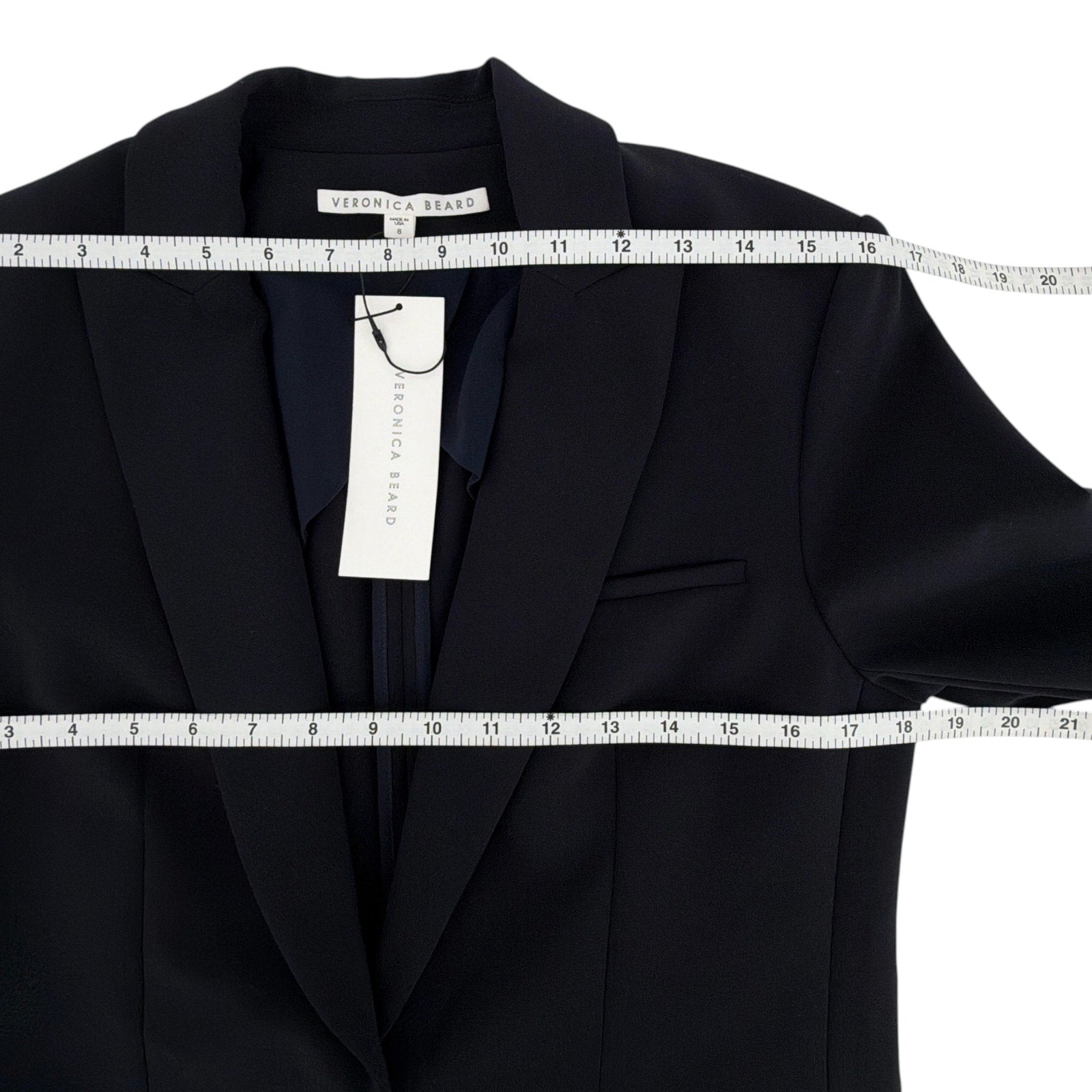 VERONICA BEARD Scuba Dickey Jacket in Navy 8 Veronica Beard