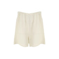 The GREAT. The Patch Pocket Sweat Short. Washed White 0|XS The Great.