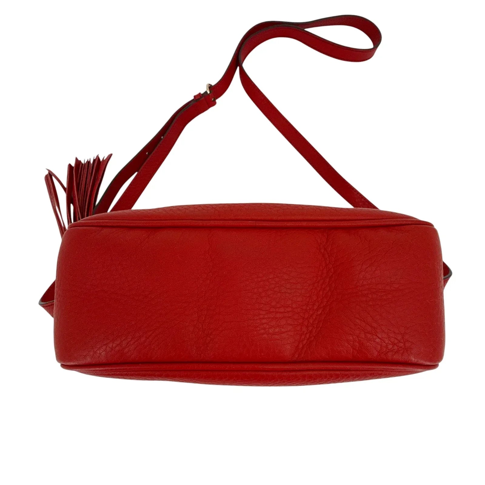 GUCCI Soho Disco Leather Bag in Red - flyKAMP
