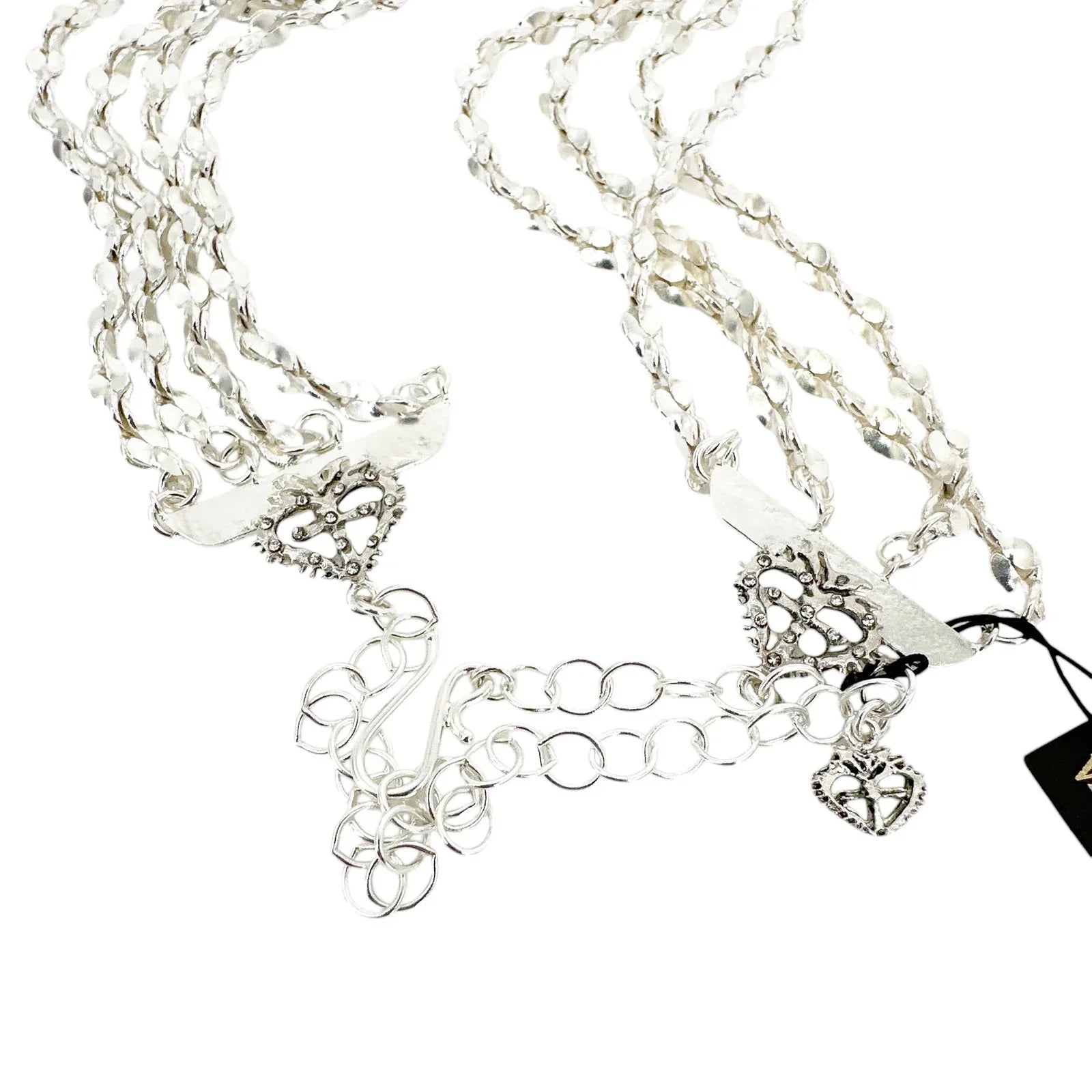 VIRGINS SAINTS & ANGELS VSA Love Chain Necklace in Silver - flyKAMP