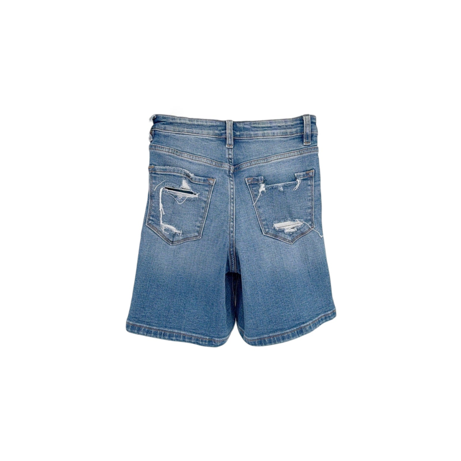 VERVET by Flying Monkey High Rise Double Cuff Shorts in Exactly Like You XS Vervet