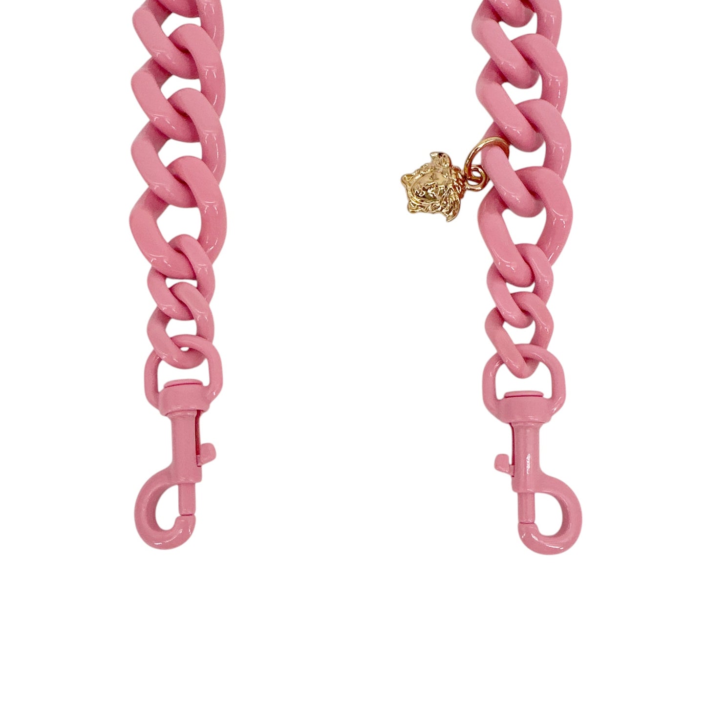 VERSACE La Medusa Chain Shoulder Strap || Baby Pink