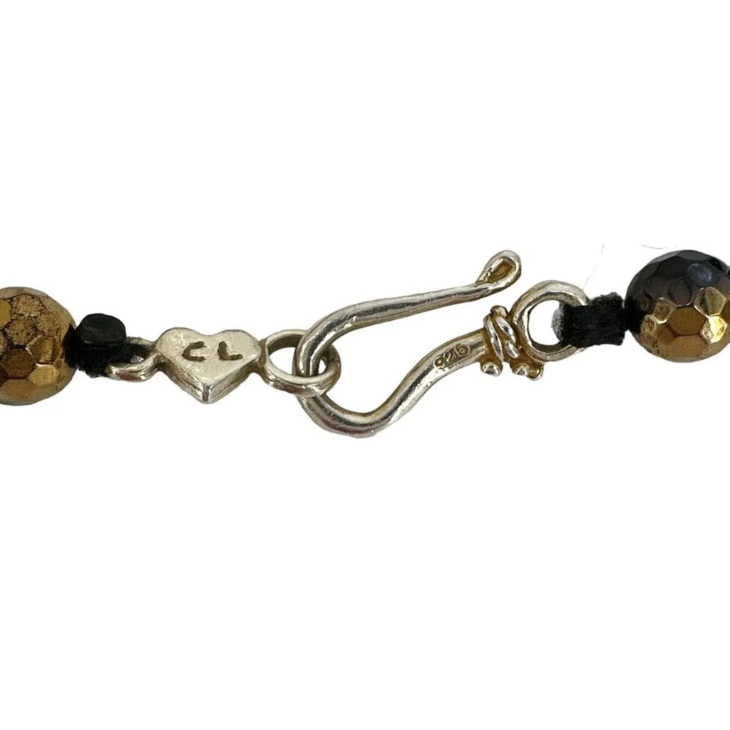 CHAN LUU Semi-Precious Necklace or Wrap Bracelet in Black & Gold - flyKAMP