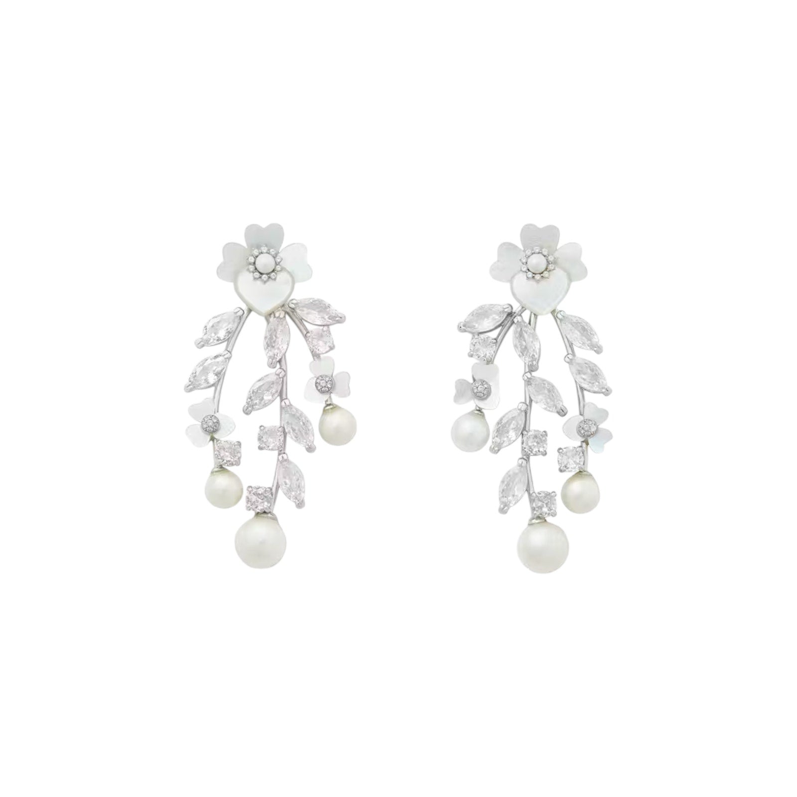 KATE SPADE New York Precious Pansy Chandelier Earrings Kate Spade New York