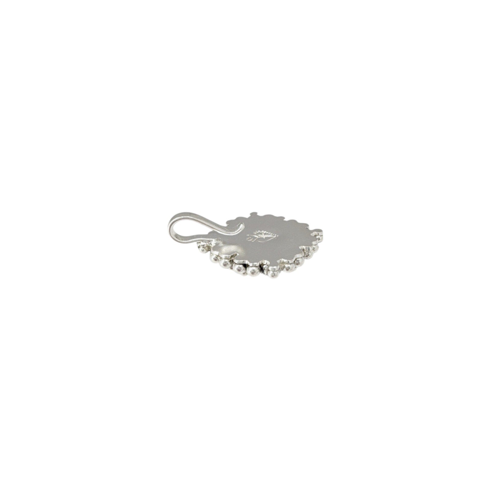 VIRGINS SAINTS & ANGELS VSA Petite Cloister San Benito Medallion in Silver Virgins Saints & Angels