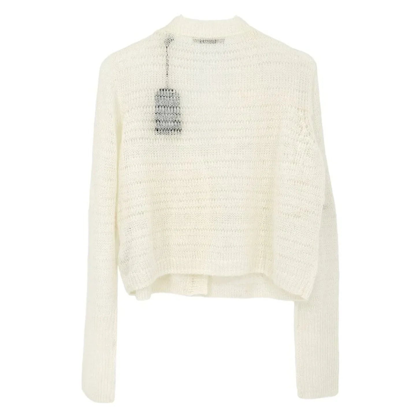 ALLSAINTS Cole Open Knit Cropped Cardigan L - flyKAMP
