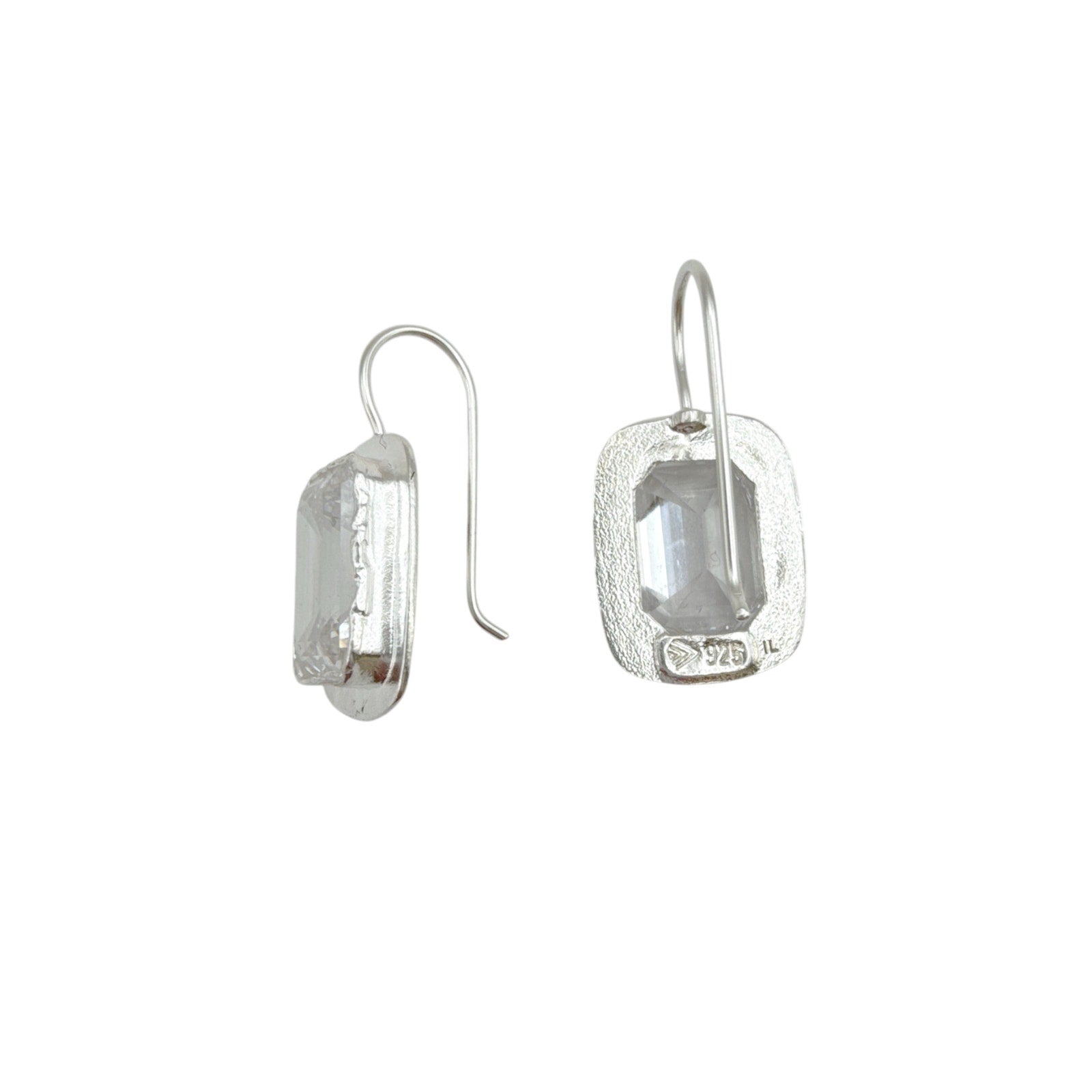 SILPADA Moments to Shine Drop Earrings White Cubic Zirconia