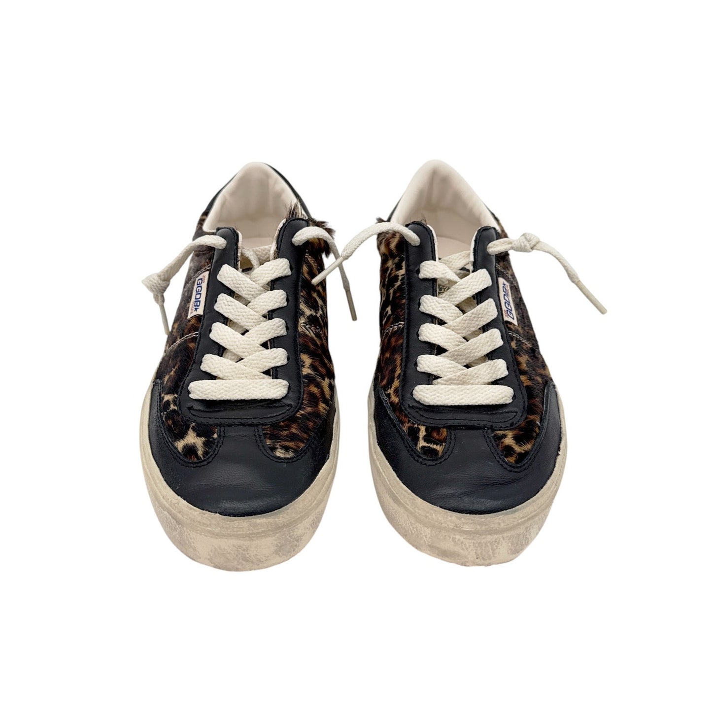 GOLDEN GOOSE Soul Star in Leopard Print Pony 37