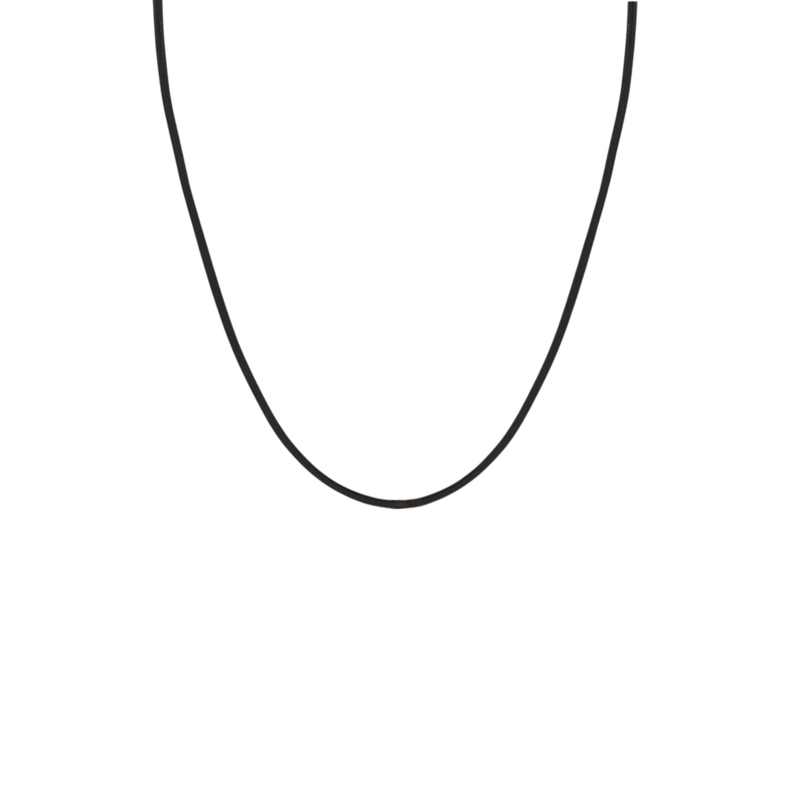 ZOE CHICCO 14k Gold Leather Cord Necklace in Black Zoe Chicco
