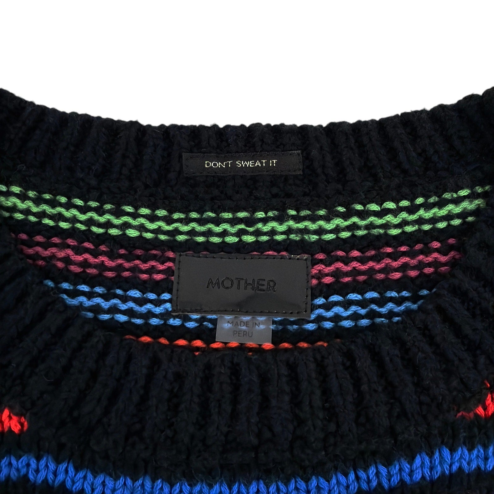 MOTHER The Powder Puff Sweater in Lite Bright L Mother