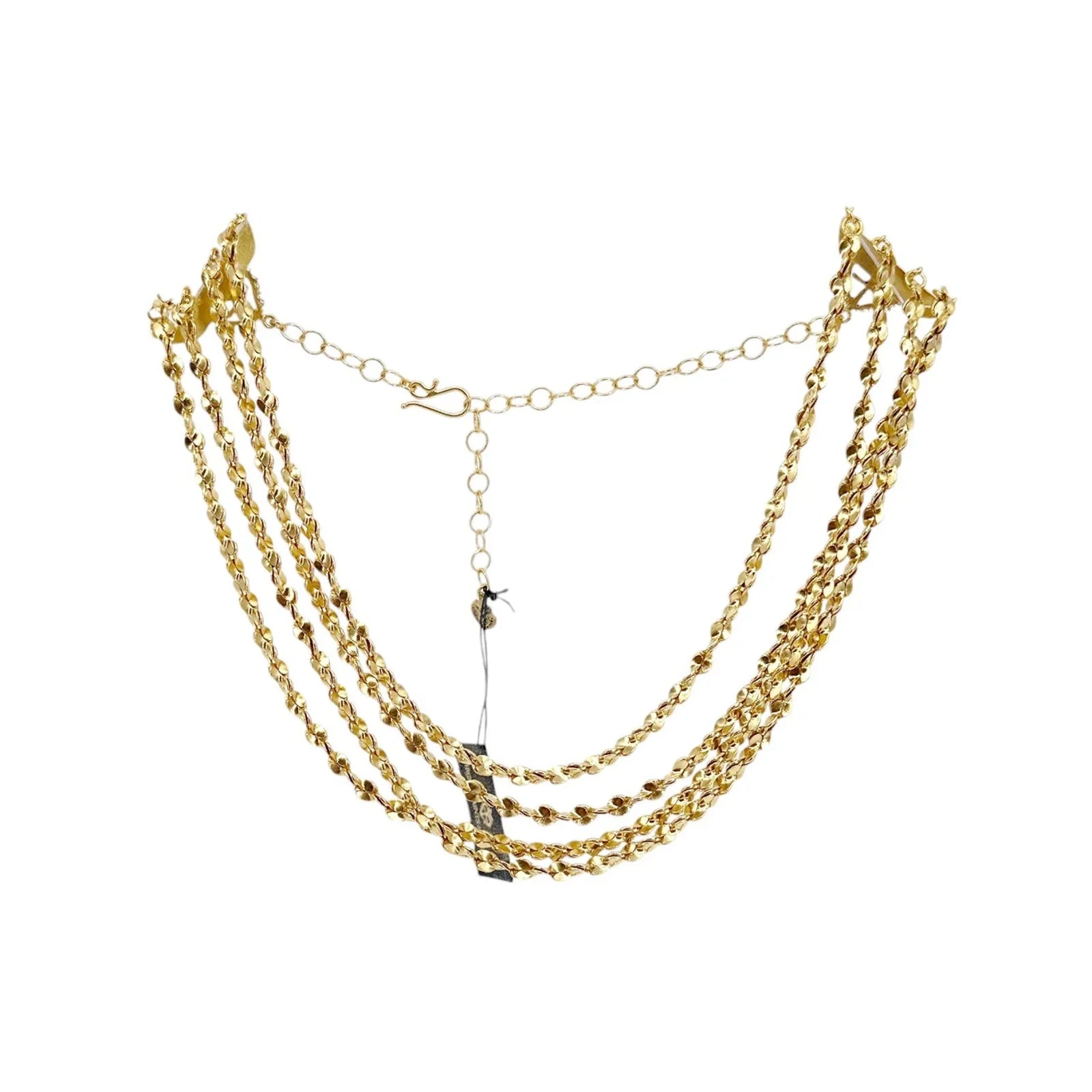 VIRGINS SAINTS & ANGELS VSA Love Chain Necklace in Gold - flyKAMP