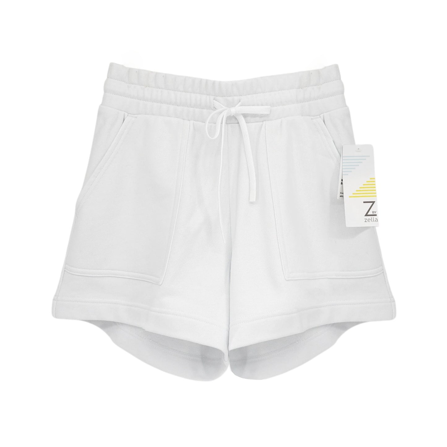 Z by ZELLA Level Up Terry Shorts in White XS