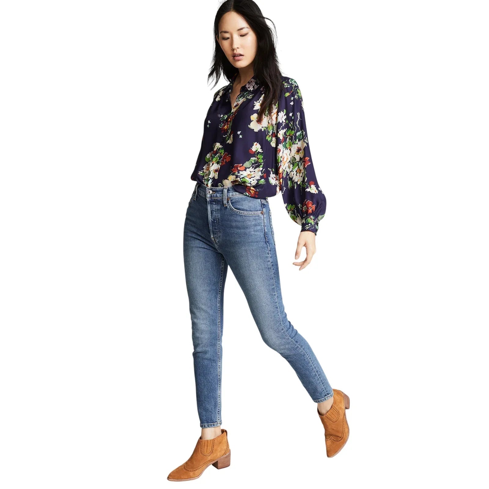 THE GREAT. The Boudoir Button Up Silk Shirt 0|XS - flyKAMP