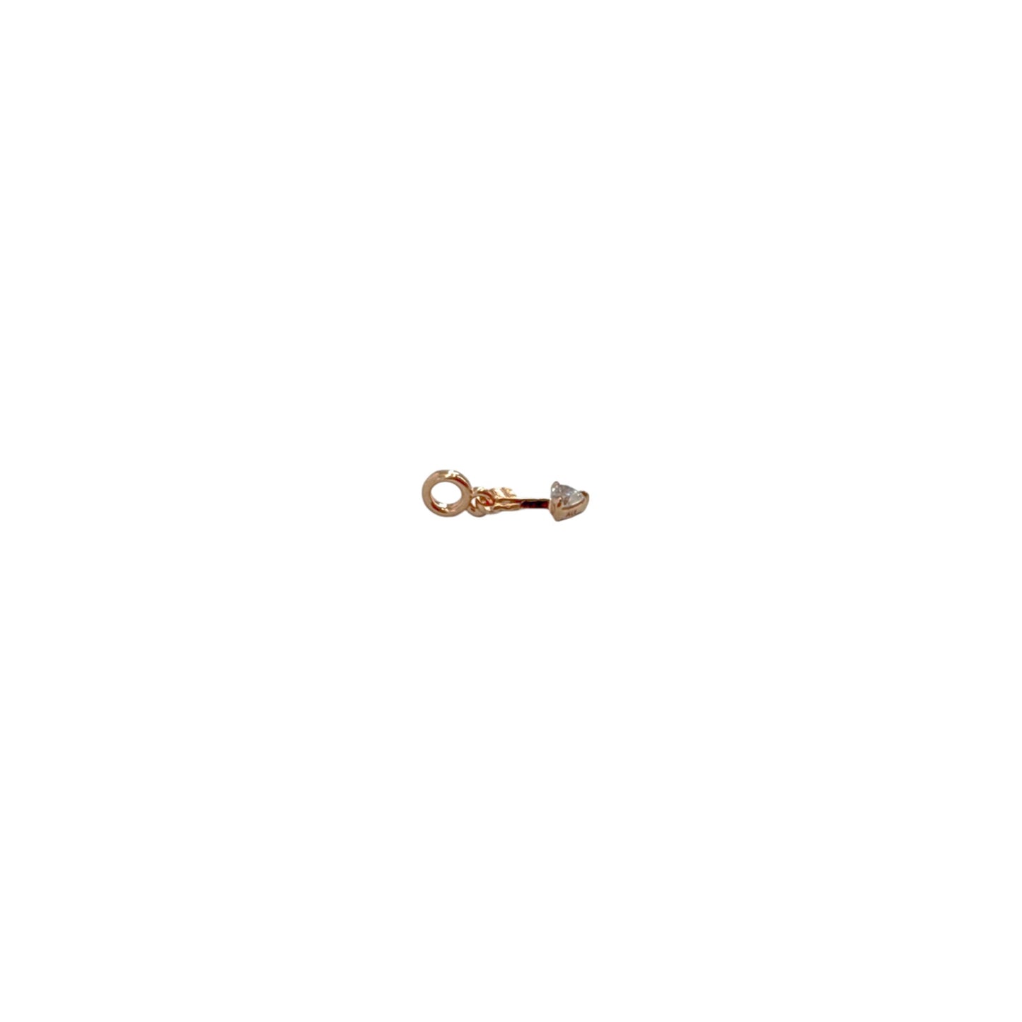PANDORA ME Arrow of Love Mini Dangle Charm 14K Rose Gold Plating
