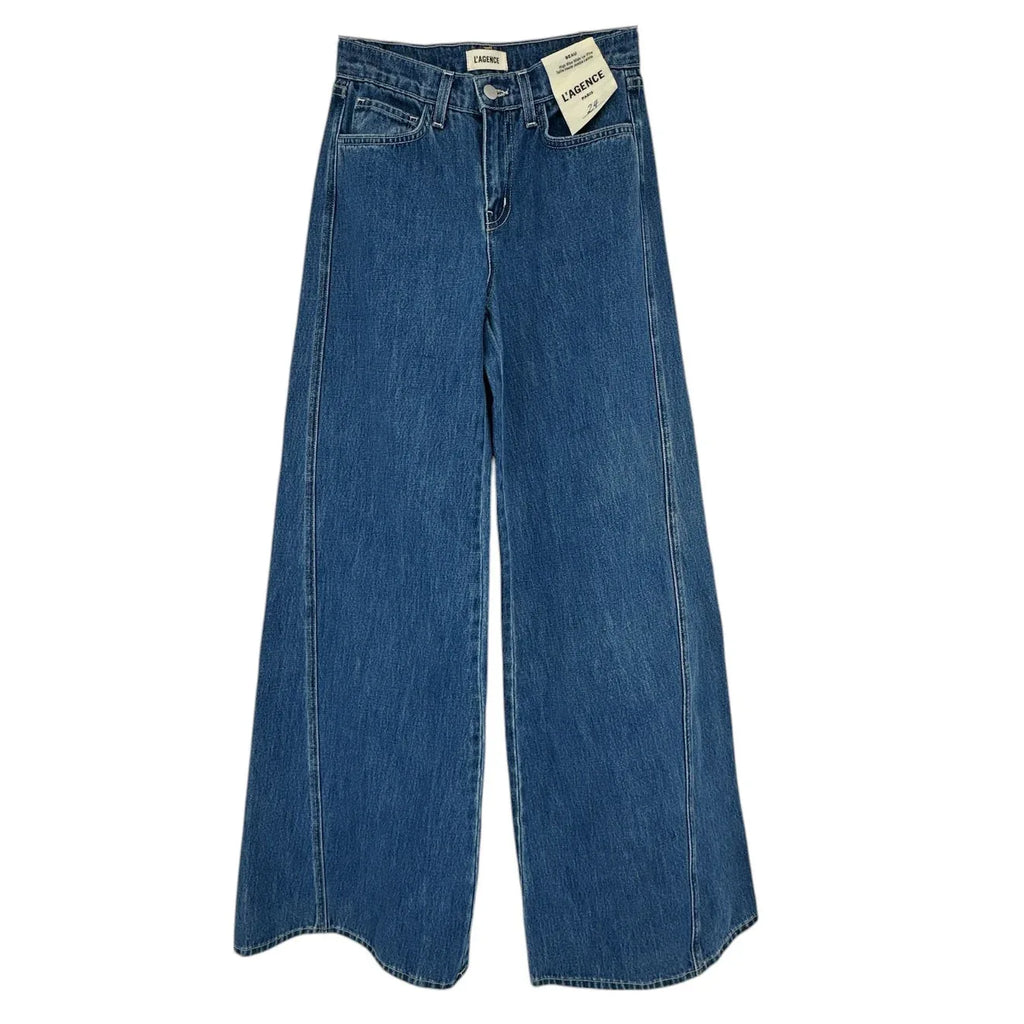 L'AGENCE Beau Wide Leg Jean in Glendora 24 - flyKAMP