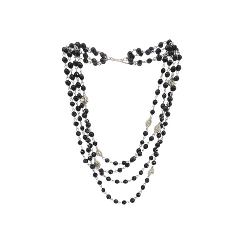 VIRGINS SAINTS & ANGELS VSA Magdalena Semi-Precious Blue Goldstone in Silver Virgins Saints & Angels
