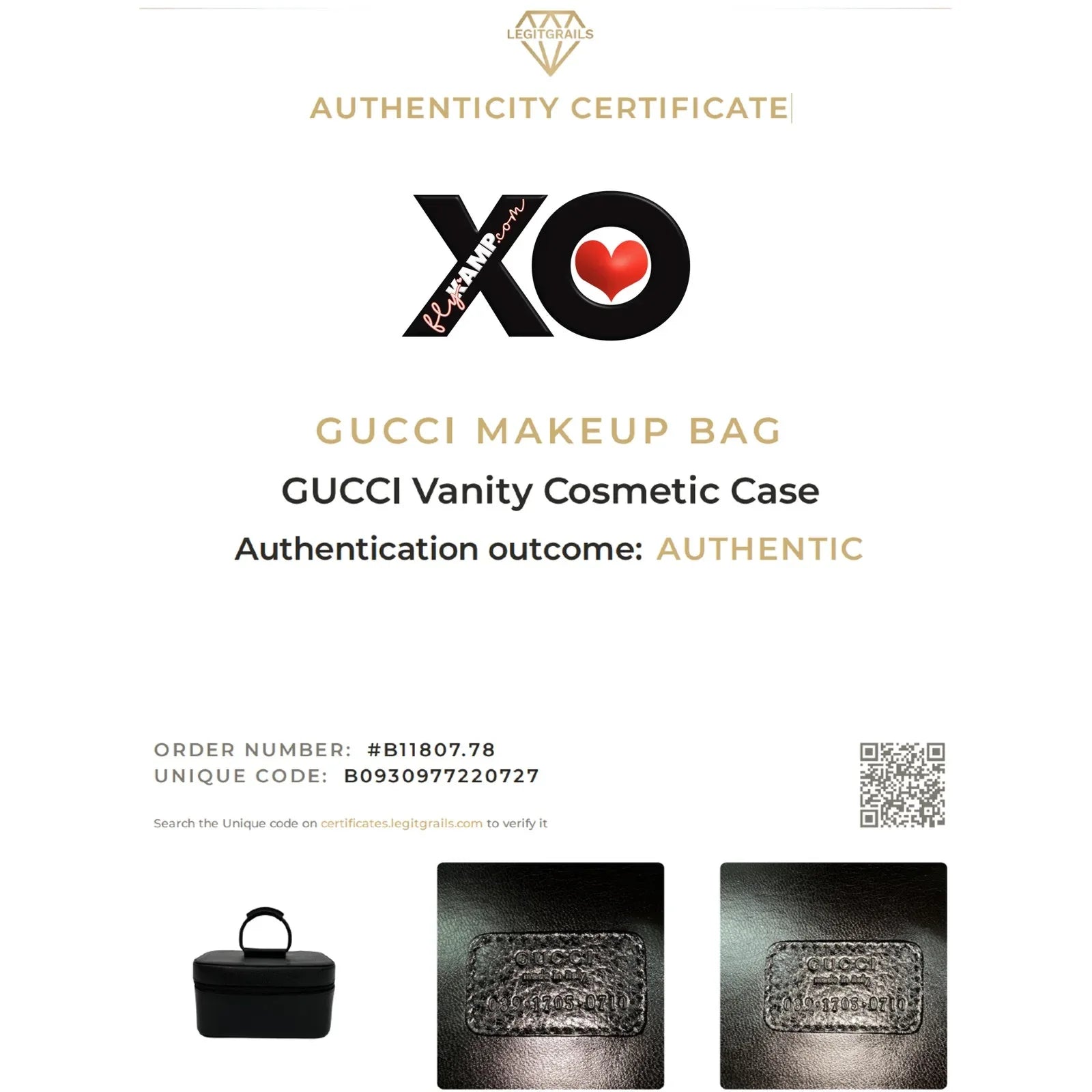 GUCCI Vanity Cosmetic Case - flyKAMP