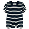 MONROW Stripe Tee in Navy & Cream XS - flyKAMP