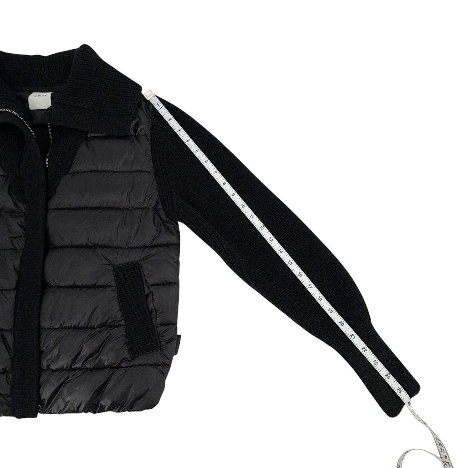 VARLEY Montrose Zip Through Jacket in Black XS Varley