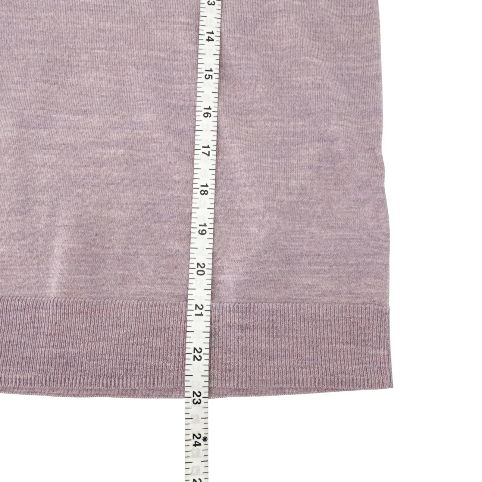 J.CREW Margot Crewneck Sweater in Faded Lavender Multi Heather XS - flyKAMP