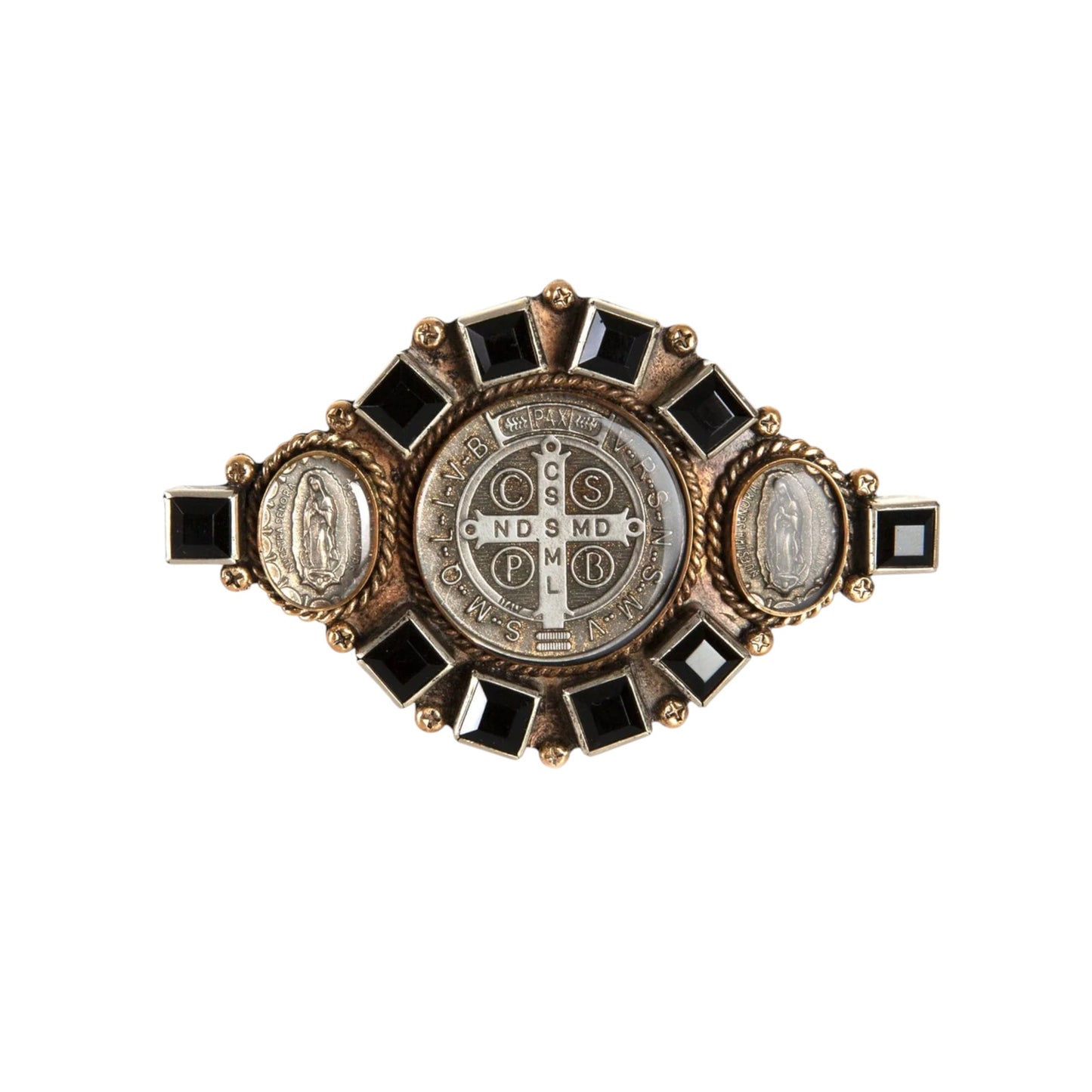 VIRGINS SAINTS & ANGELS VSA San Benito Goddess Buckle - Jet