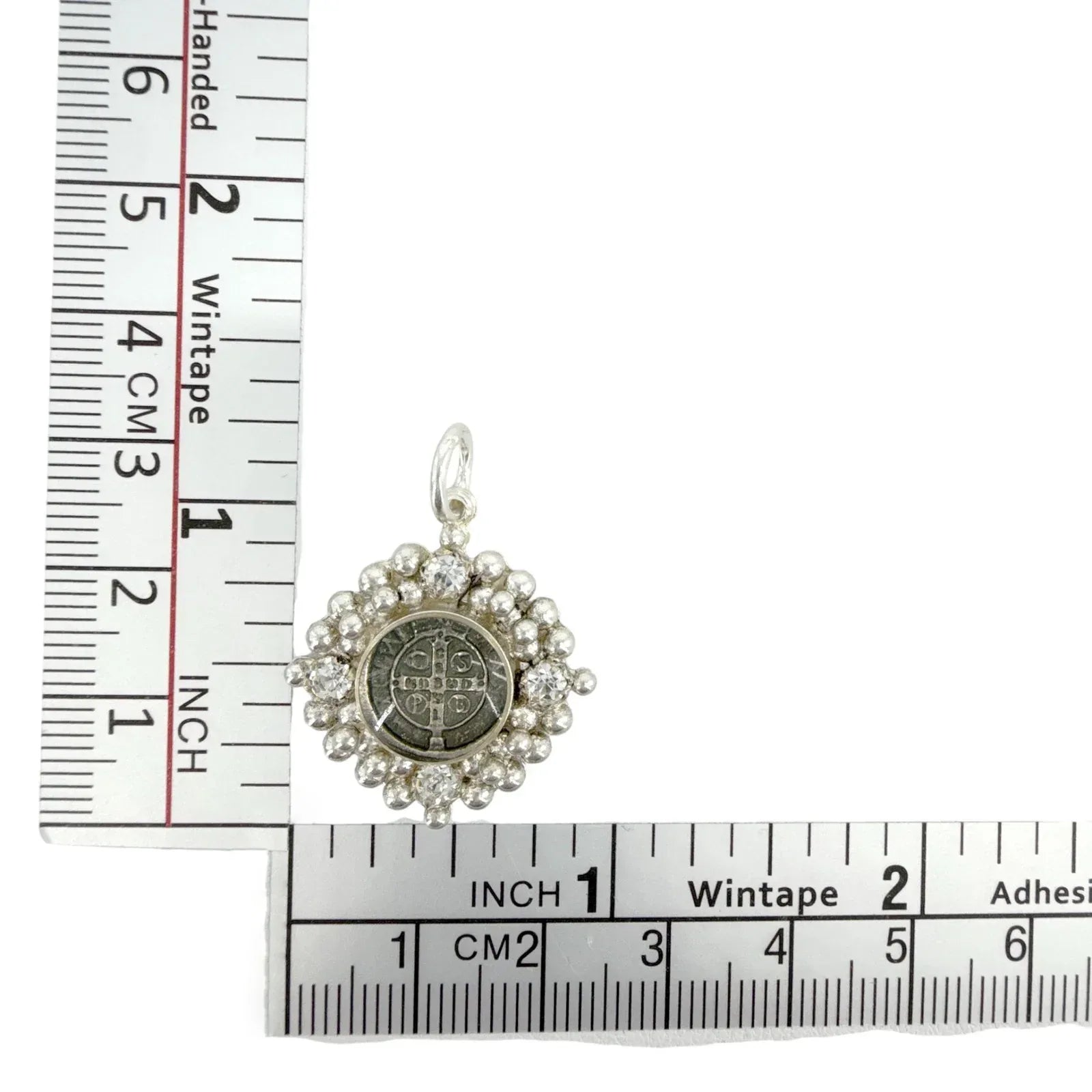 VIRGINS SAINTS & ANGELS VSA Petite Cloister San Benito Charm in Silver - flyKAMP