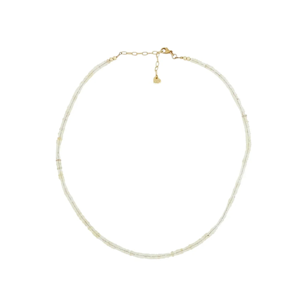 THE SILVER WREN Ethiopian Opal Beaded Necklace - flyKAMP