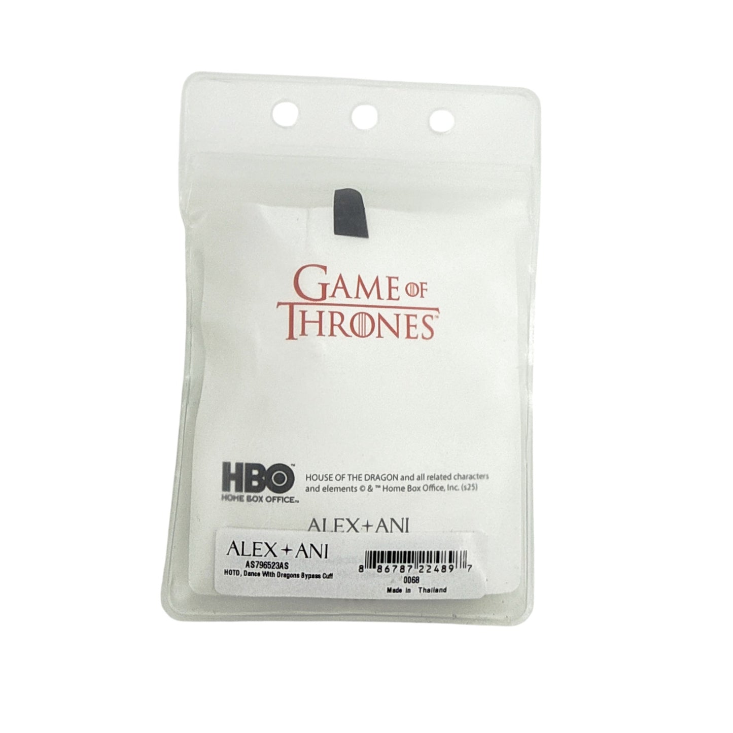 ALEX+ANI House of the Dragon™ Cuff Bracelet in Antiqued Silver